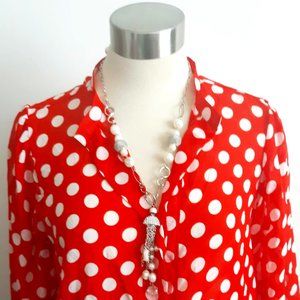 Zenobia Polka Dot Blouse (New)